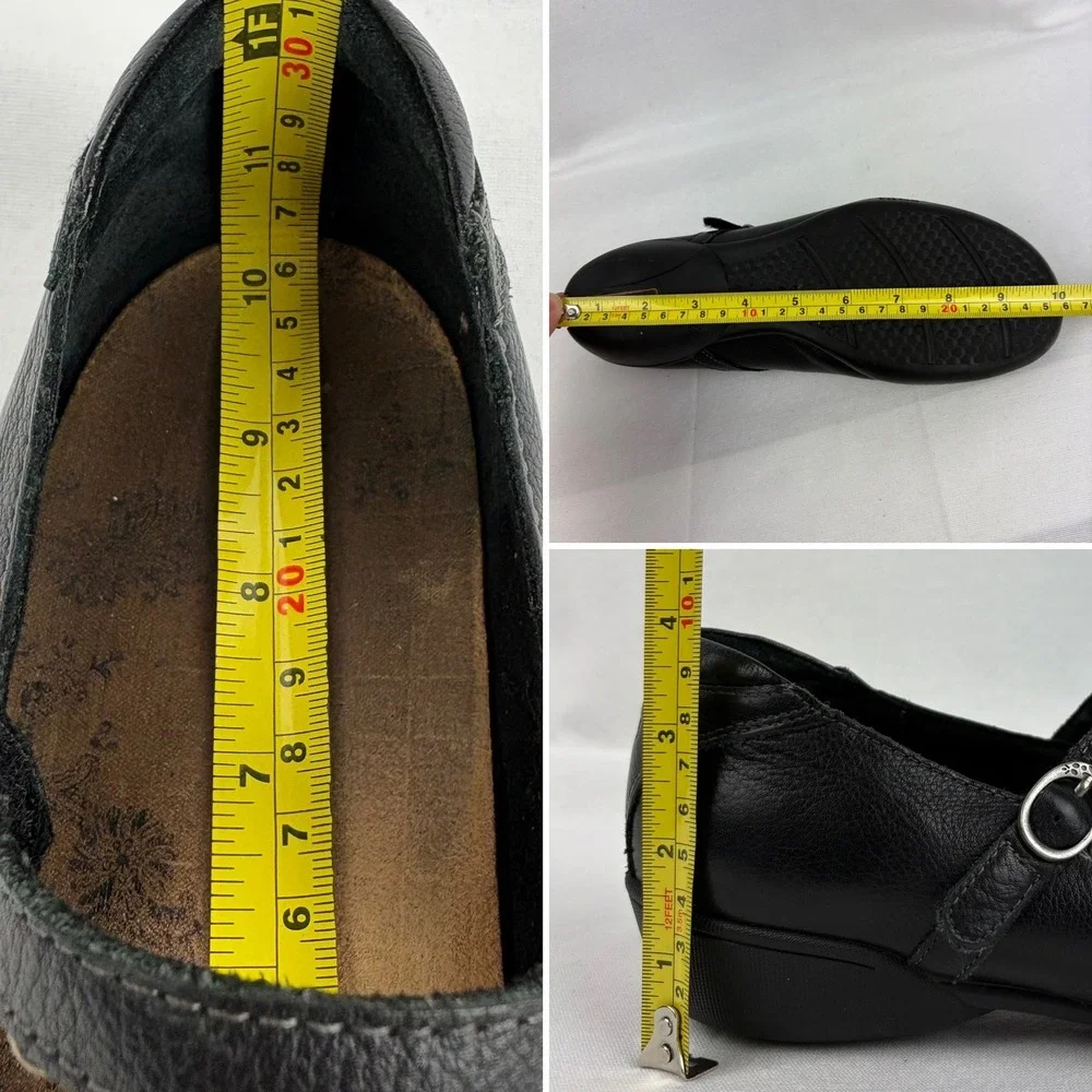 Taos Womens Mary Jane Ta Dah Shoes Size 40 EU/9 US Black Comfort Leather Casual - Picture 17 of 17